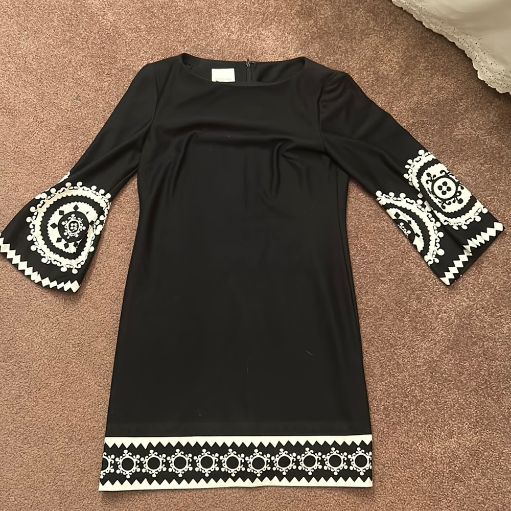 Black and white dress